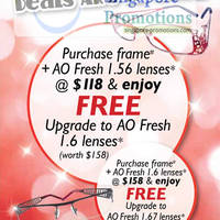 Featured image for (EXPIRED) Nanyang Optical AO Fresh 1.56 Lenses Special Offer January 2011