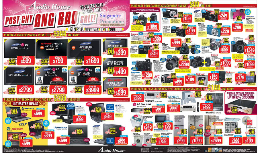 19 Feb LED TV Digital cameras Hi Fi Notebooks Desktops