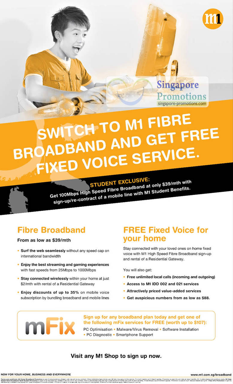 Fibre Broadband, Free Fixed Voice, Student Fibre