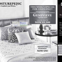 Featured image for (EXPIRED) Sealy Posturepedic Genevieve Mattress GSS2011 Weekend Special Offer 27 – 29 May 2011