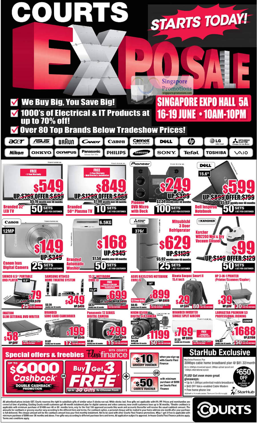 16 Jun TV, LED, Plasma, Pioneer, Dell Inspiron Notebook, Canon Ixus Digital Camera, Washing Machines, Karcher WD2200, Samsung HTD463, ASUS K43SJ29i5, Nikon D5100