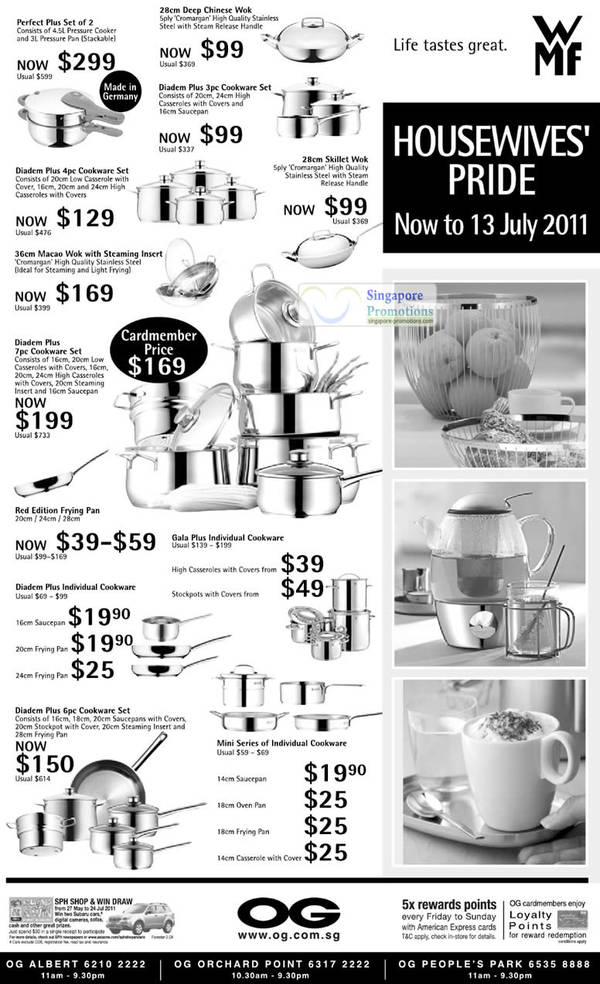 Featured image for (EXPIRED) OG WMF Kitchenware Sale 30 Jun – 13 Jul 2011