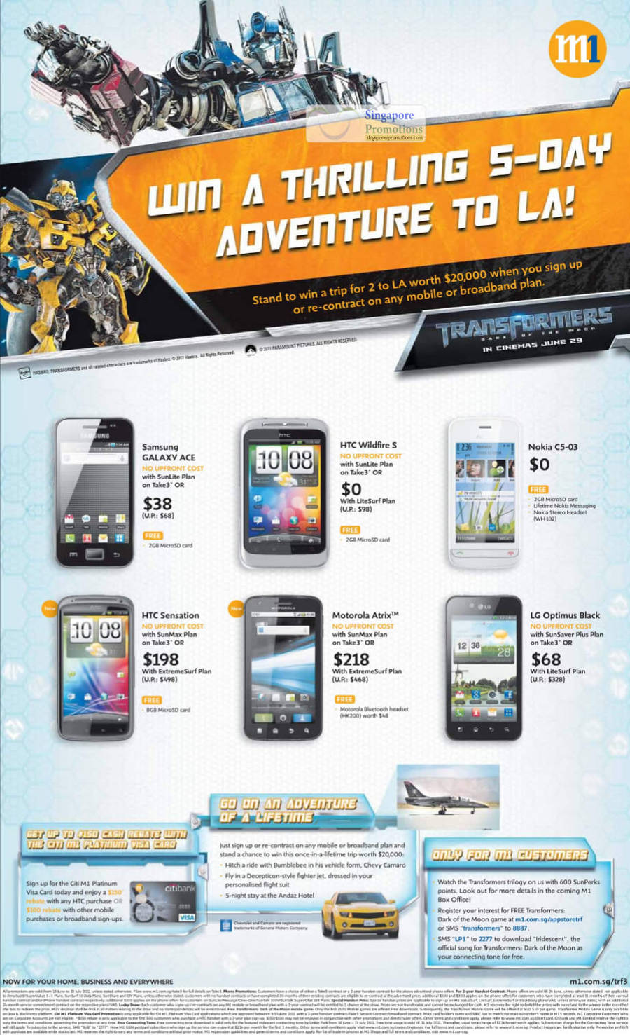 Samsung Galaxy Ace, HTC Wildfire S, Nokia C5-03, HTC Sensation, Motorola Atrix, LG Optimus Black