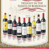 Featured image for (EXPIRED) FairPrice Bordeaux Wines Sale 15 – 28 Jul 2011