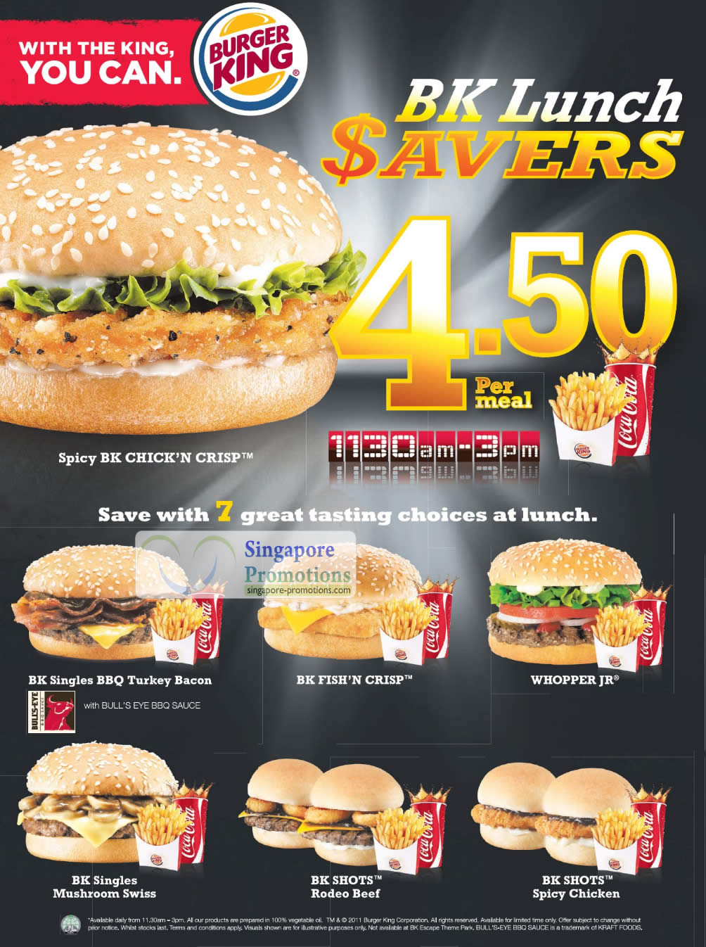 Burger King 450 Bk Lunch Savers 4 Aug 2011