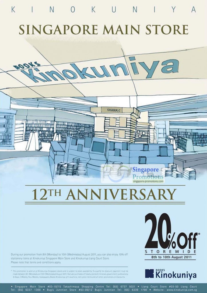 Kinokuniya 8 Aug 2011
