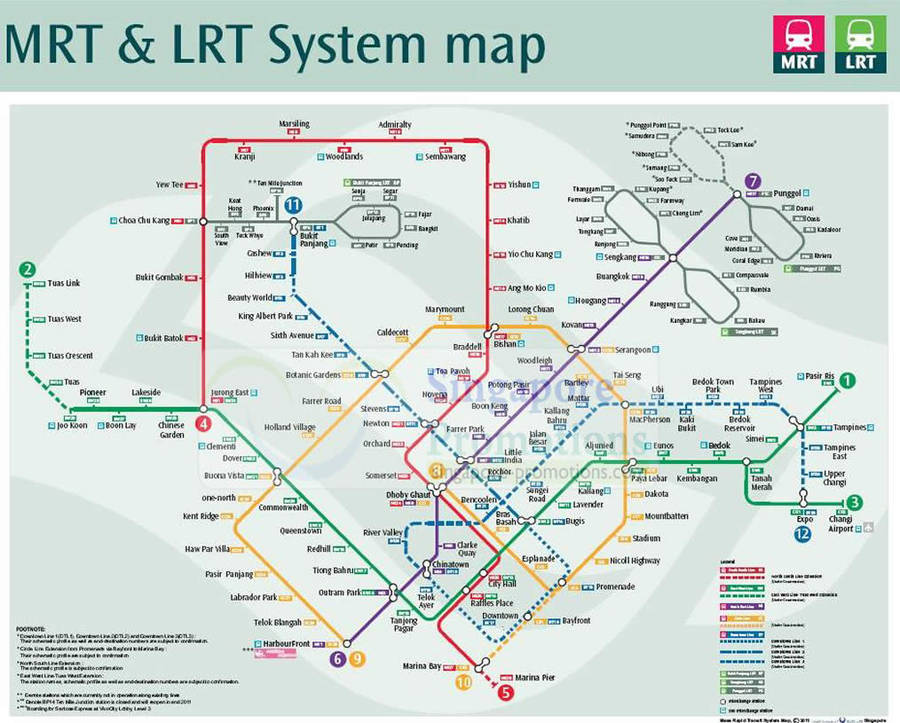 MRT Map With New Circle Line Stations