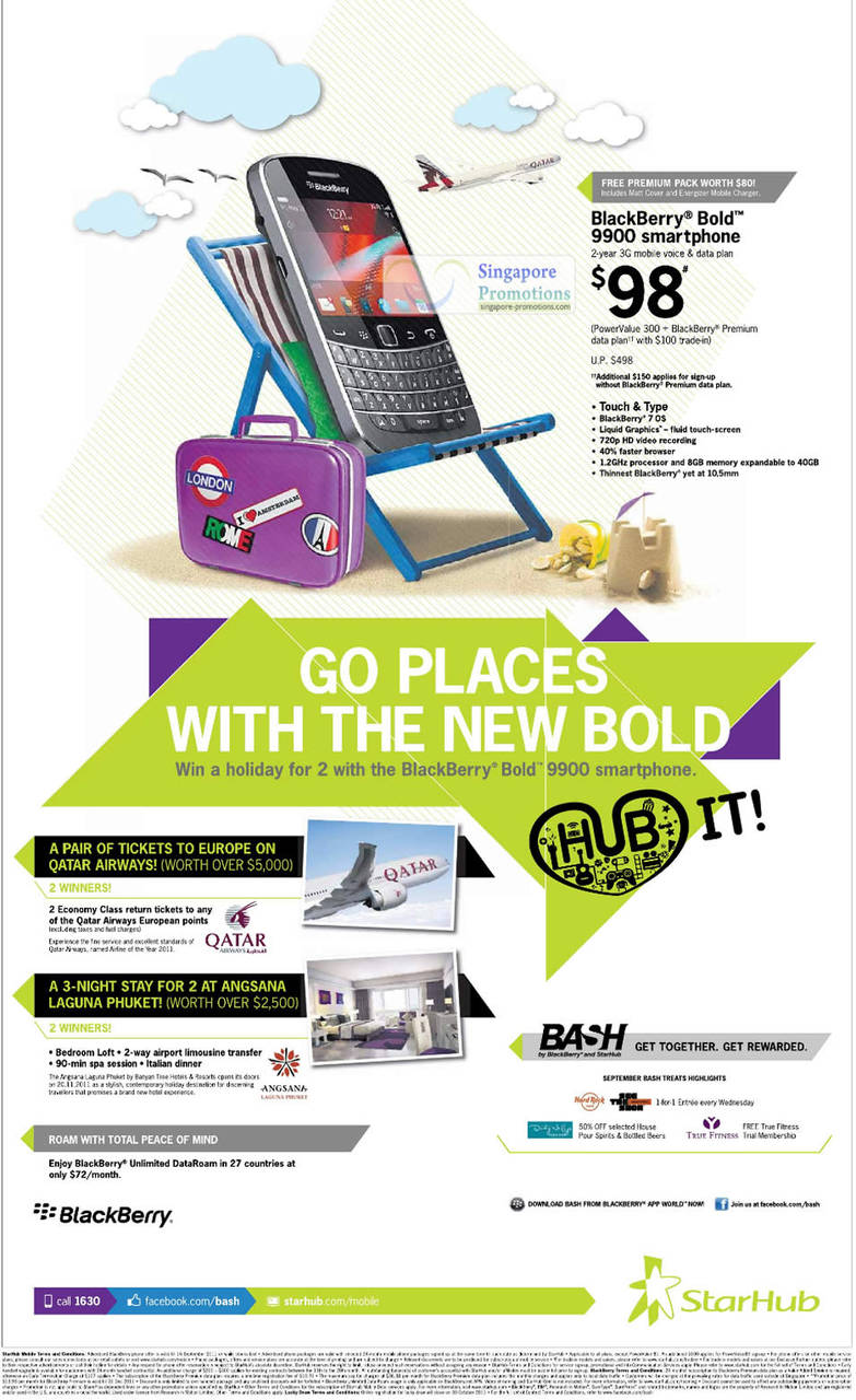 Blackberry Bold 9900, Qatar Airways Europe Tickets, Angsana Laguna Phuket Stay Blackberry Bold 9900, Qatar Airways Europe Tickets, Angsana Laguna Phuket Stay