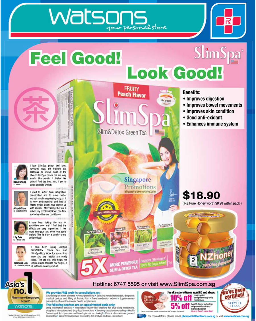 27 Oct SlimSpa Slim And Detox Green Tea