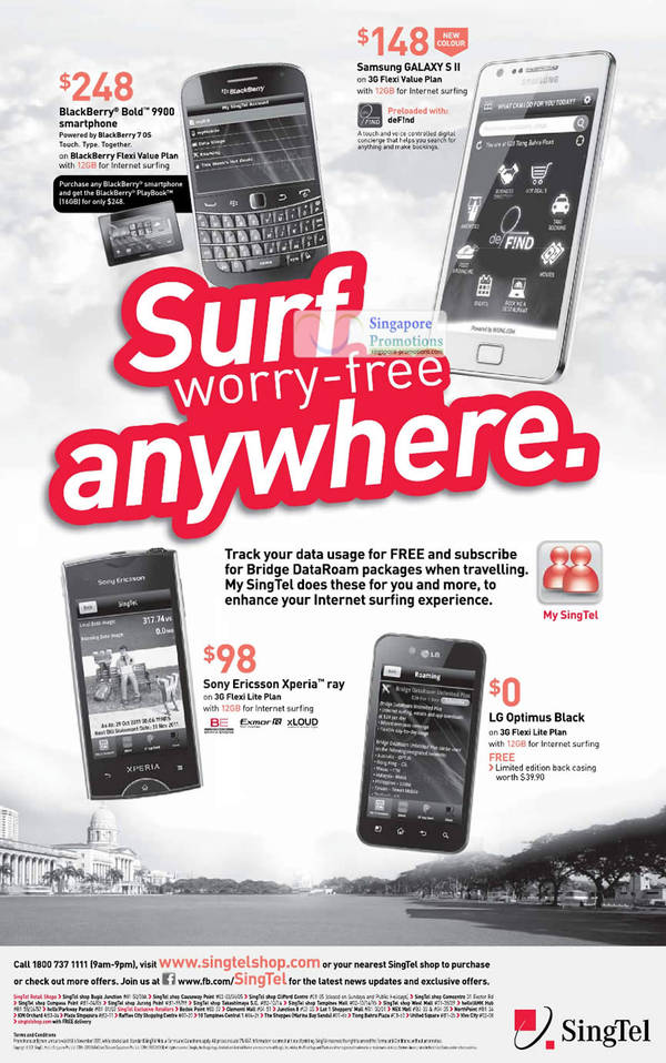 Featured image for (EXPIRED) Singtel Mobile Phones, Tablets, Home/Mobile Broadband & Mio TV Offers 29 Oct – 4 Nov 2011