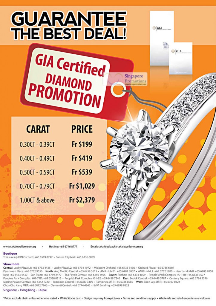 GIA Certified Diamond Promotion, Carat, Showrooms, Boutique