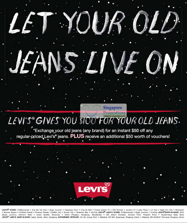 Featured image for Levi’s Gives You $100 For Your Old Jeans 29 Oct 2011
