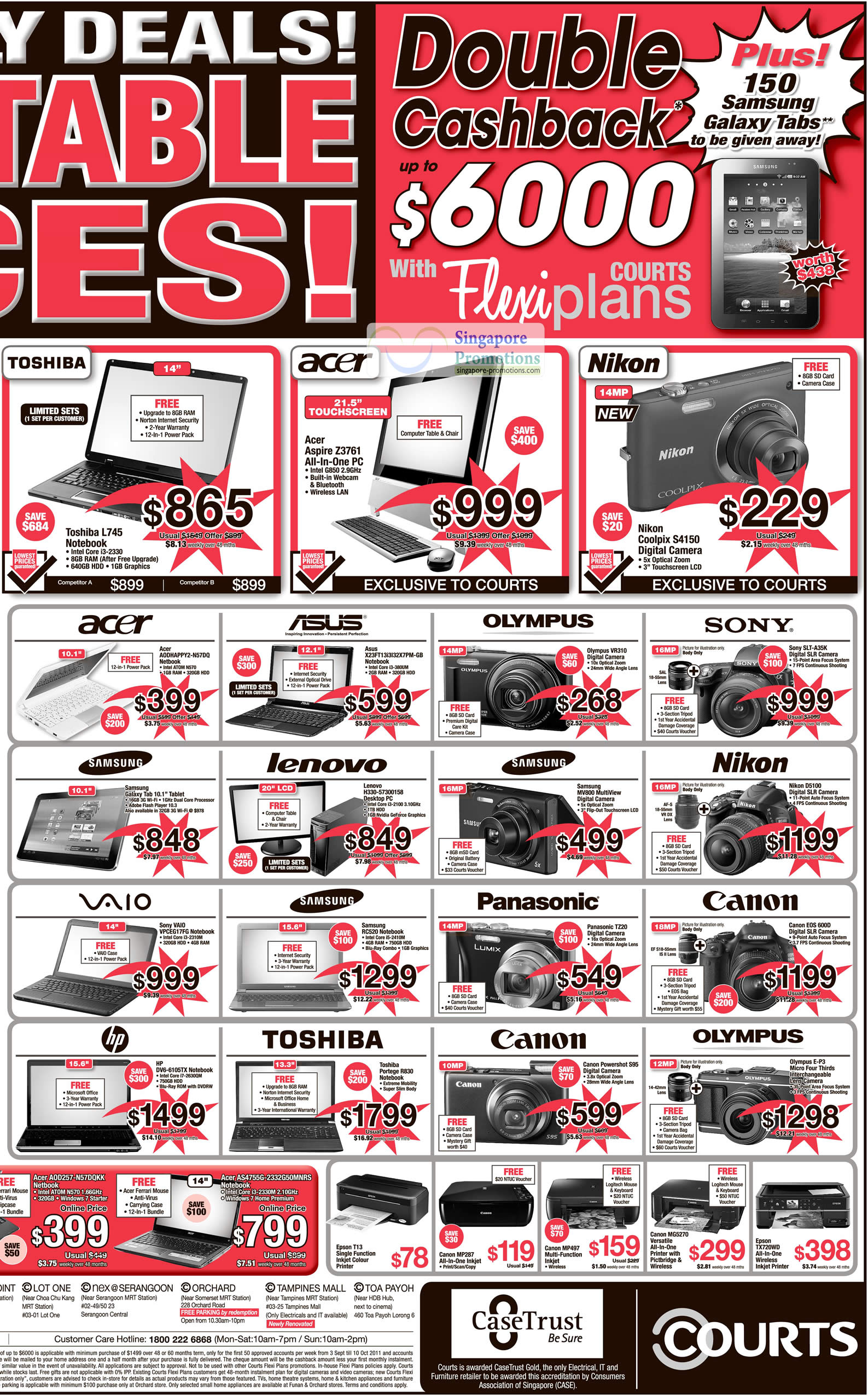 Featured image for Courts Islandwide Sale Special Offers 1 Oct 2011