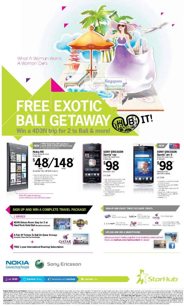 Featured image for (EXPIRED) Starhub Mobile Phones, Cable TV & Mobile/Home Broadband Offers 22 – 28 Oct 2011