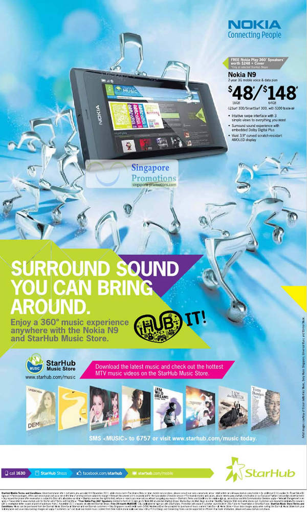 Featured image for (EXPIRED) Starhub Mobile Phones, Cable TV & Mobile/Home Broadband Offers 29 Oct – 4 Nov 2011