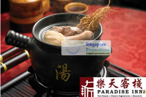 Featured image for (EXPIRED) Paradise Inn 55% Off Traditional Double Boiled Soup 14 Oct 2011