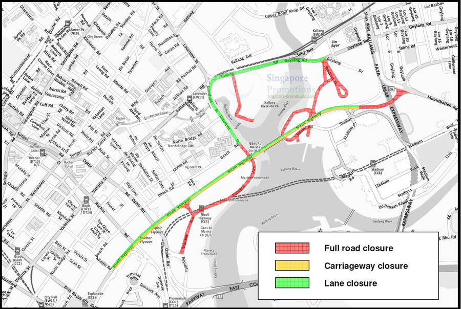 Road Closure Map