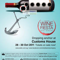 Featured image for (EXPIRED) Singapore Wine Fiesta @ Custom House 28 – 30 Oct 2011