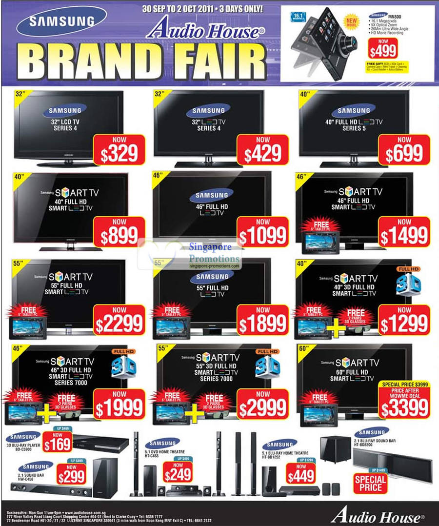 TV, BD-C5900 Blu Ray Player, HW-C450 Sound Bar, HT-C453 Home Theatre, HT-BD1252 TV, BD-C5900 Blu Ray Player, HW-C450 Sound Bar, HT-C453 Home Theatre, HT-BD1252