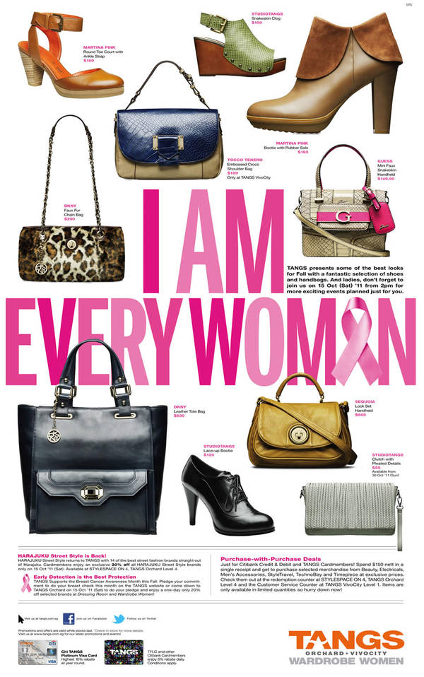 Featured image for (EXPIRED) Tangs Ladies’ Handbags & Footwear Special Offers 14 – 30 Oct 2011