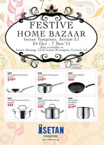 Featured image for (EXPIRED) Isetan Kitchenware Special Offers Promotion 24 Oct – 7 Nov 2011