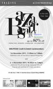 Featured image for (EXPIRED) alldressedup & The Link Bazaar Sale Up To 80% Off 1 – 4 Nov 2011