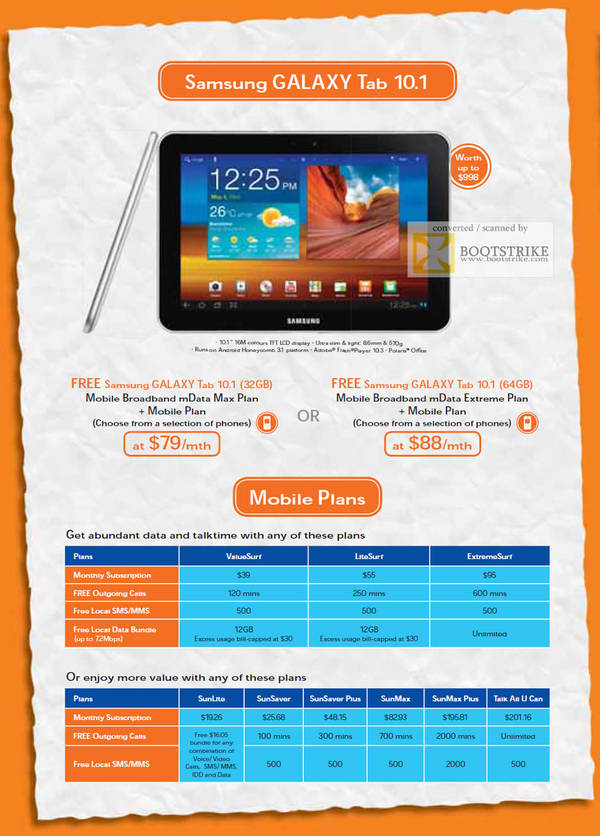 Featured image for (EXPIRED) M1 Sitex 2011 Smartphones, Tablets & Home/Mobile Broadband Offers 24 – 27 Nov 2011