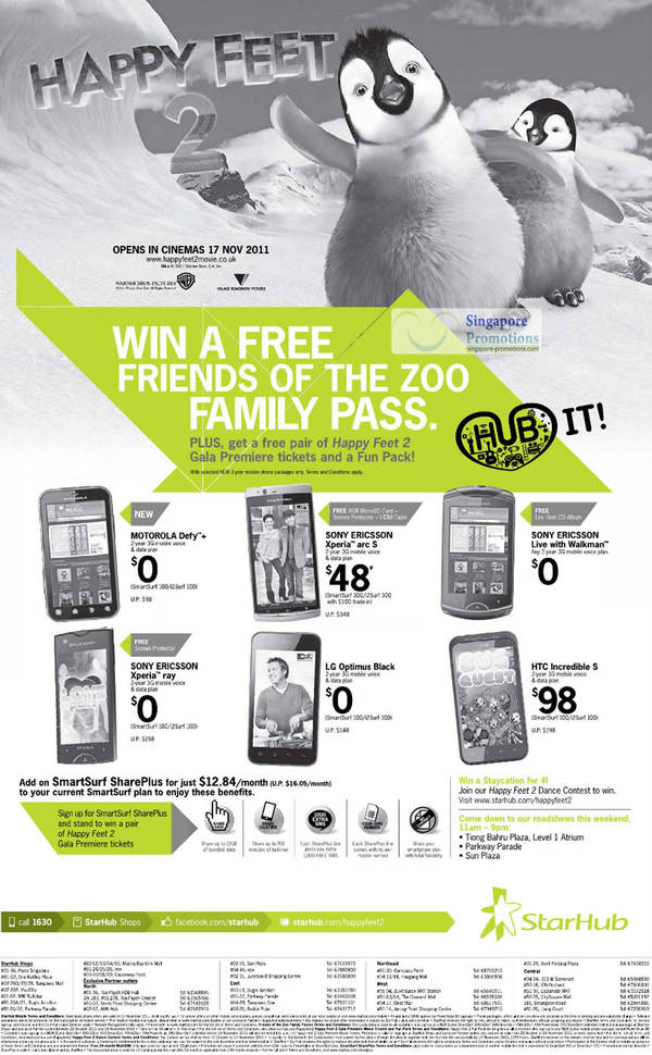 Featured image for (EXPIRED) Starhub Mobile Phones, Cable TV & Mobile/Home Broadband Offers 5 – 11 Nov 2011