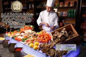 Featured image for (EXPIRED) Triple Three @ Mandarin Orchard 50% Off International Cuisine Lunch Buffet 5 Nov 2011