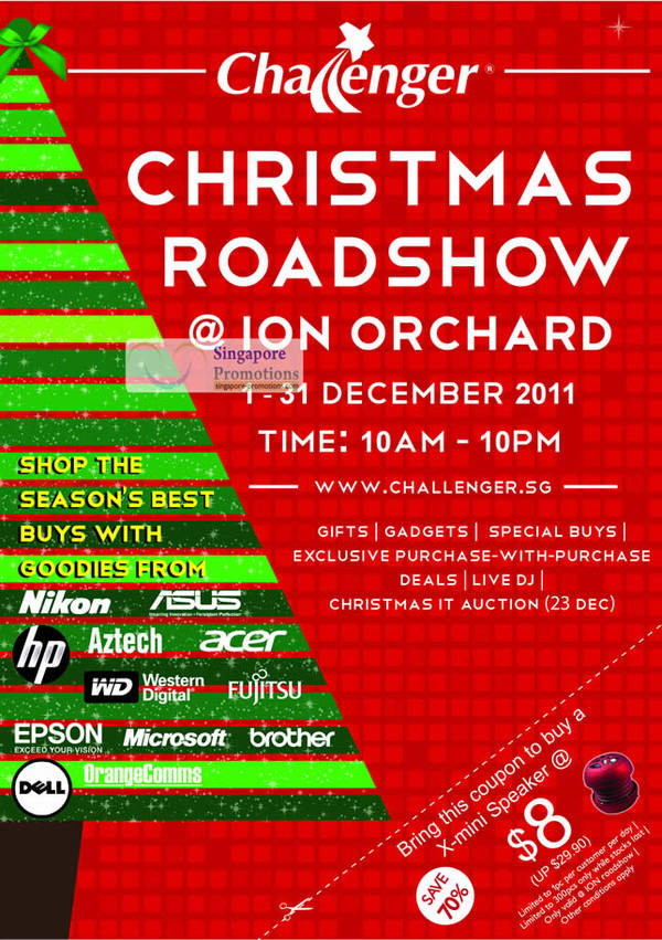 Featured image for (EXPIRED) Challenger Christmas & New Year IT Fair @ ION Orchard 1 – 31 Dec 2011