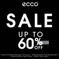 Featured image for (EXPIRED) Ecco Sale Up To 60% Off @ Suntec 20 – 23 Dec 2011