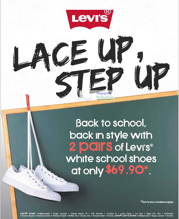 Featured image for (EXPIRED) Levi’s Two Shoes For $69.90 Back To School Promotion 30 Dec 2011