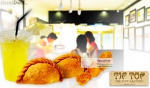 Featured image for (EXPIRED) Tip Top 40% Off Curry Puff, Crispy Chicken Stick & Calamansi Juice @ Plaza Singapura 11 Dec 2011