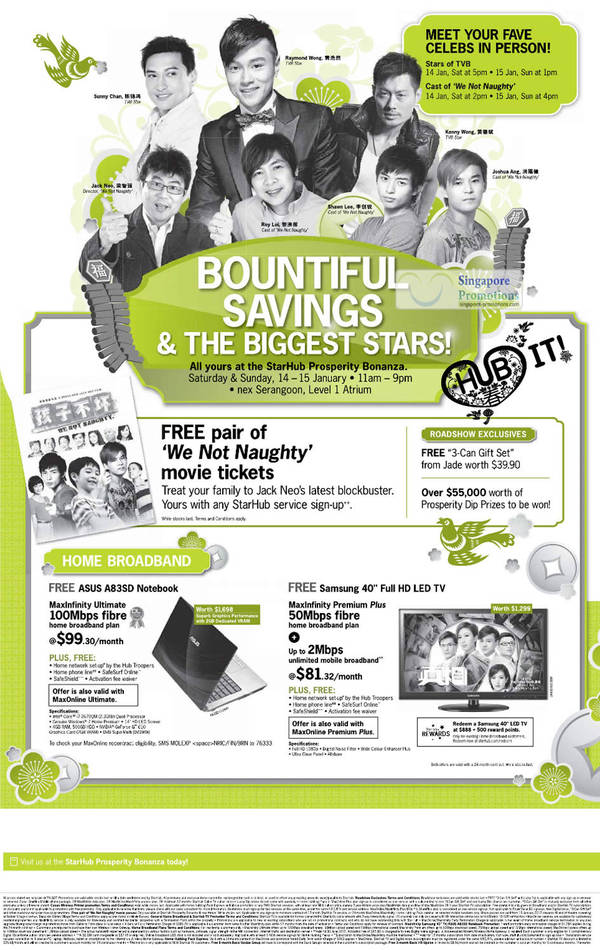 Featured image for (EXPIRED) Starhub Smartphones, Cable TV & Mobile/Home Broadband Offers 14 – 20 Jan 2012