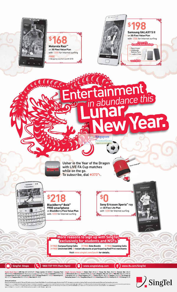 Featured image for (EXPIRED) Singtel Smartphones, Tablets, Home/Mobile Broadband & Mio TV Offers 28 Jan – 3 Feb 2012