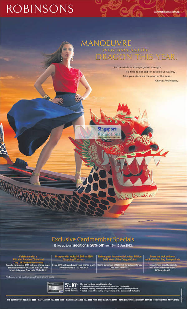 Featured image for (EXPIRED) Robinsons Chinese New Year Promotional Offers 5 Jan 2012