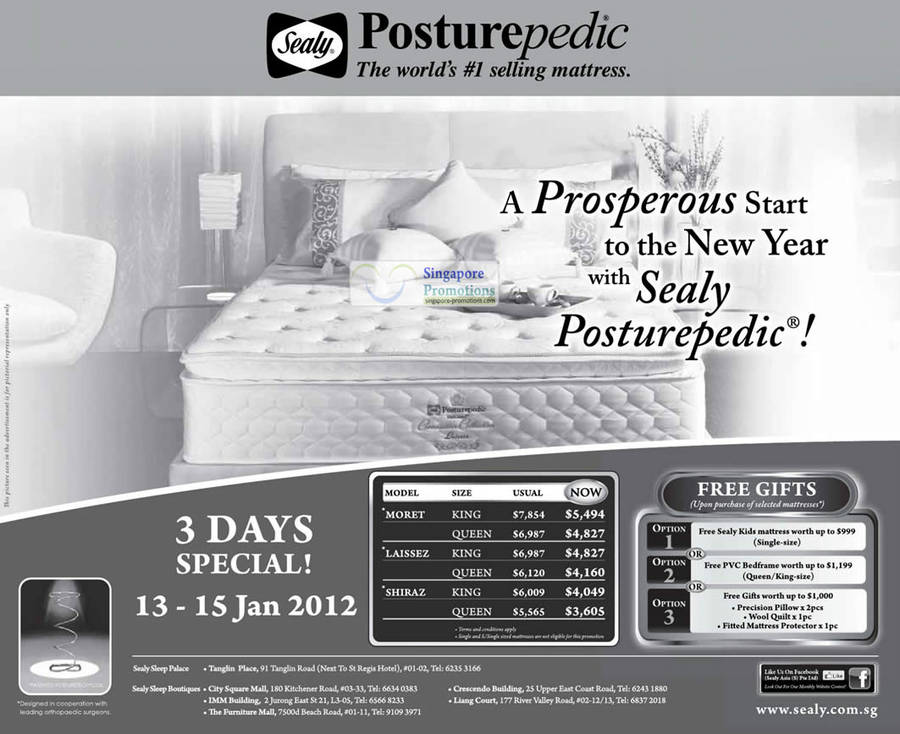Sealy Posturepedic 13 Jan 2012