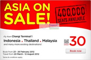 Featured image for (EXPIRED) Air Asia Asia Destinations Fares Sale 23 – 26 Feb 2012