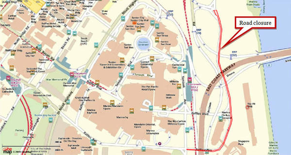 Featured image for (EXPIRED) Chingay 2012 Road Closure Information 3 – 4 Feb 2012