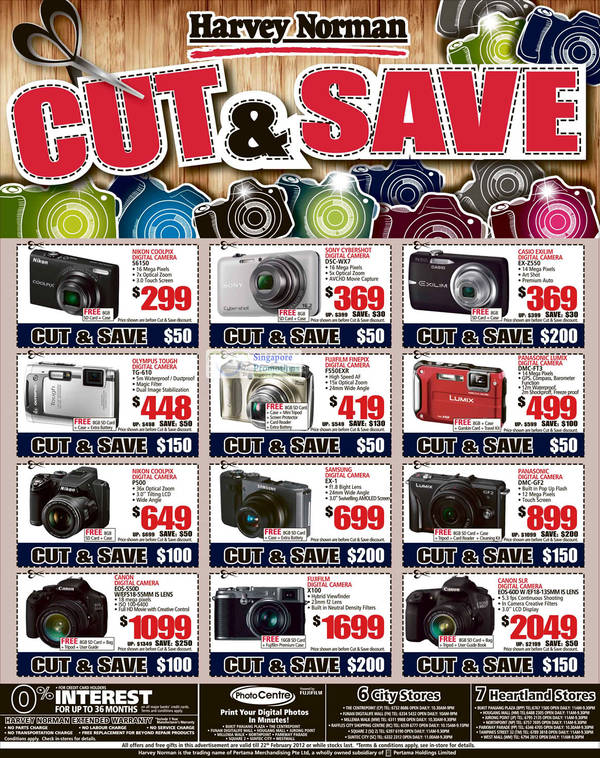 Featured image for (EXPIRED) Harvey Norman Digital Cameras Promotion 16 – 22 Feb 2012