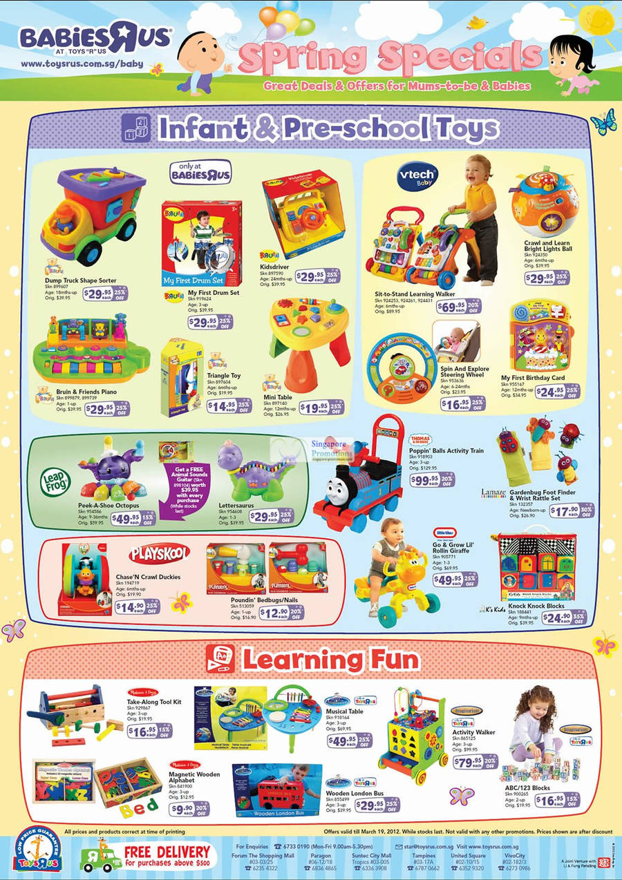 Infant and Pre-School Toys, Learning Fun