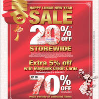 Featured image for (EXPIRED) OG Happy New Year Sale Up To 70% Off & 20% Off Storewide 2 – 5 Feb 2012