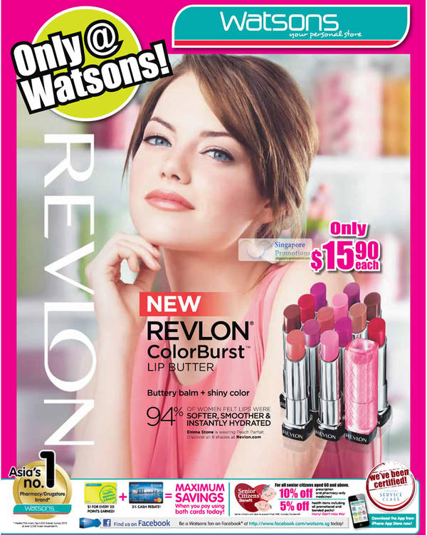 Featured image for (EXPIRED) Watsons Cosmetics, Personal Care & Beauty Offers 9 – 15 Feb 2012