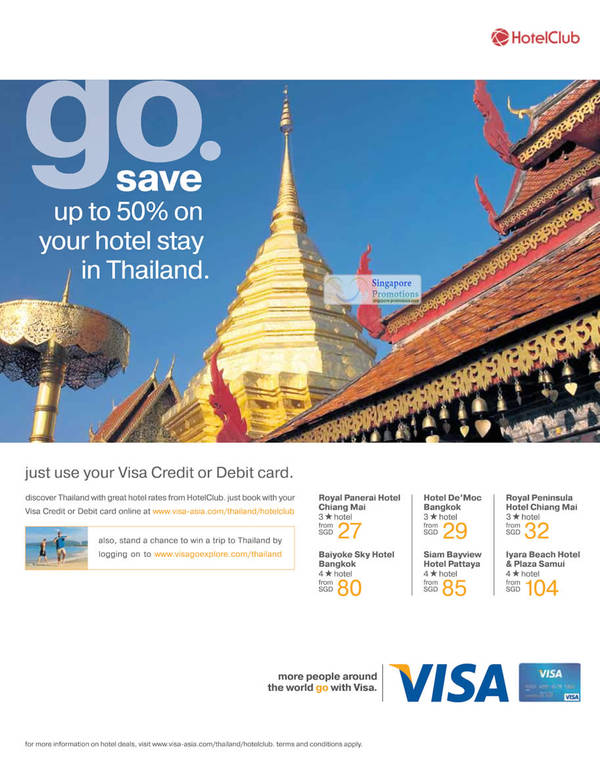 Featured image for (EXPIRED) Visa Cards HotelClub Special Offers Promotion 31 Jan – 29 Feb 2012