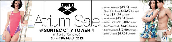 Featured image for (EXPIRED) Arena Atrium Sale @ Suntec City 5 – 11 Mar 2012