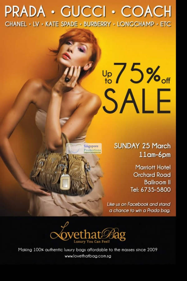 Featured image for (EXPIRED) LovethatBag Branded Handbags Sale Up To 75% Off 25 Mar 2012