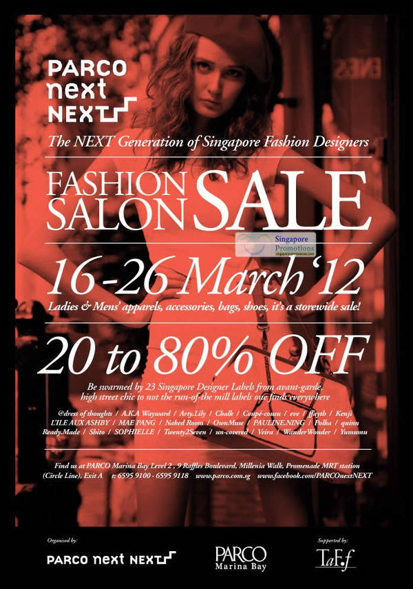 Featured image for (EXPIRED) Parco Next Next Up To 80% Off Sale 16 – 26 Mar 2012