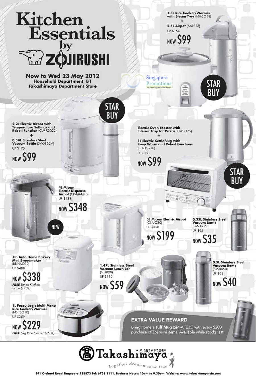 18 May Zojirushi Kitchenware