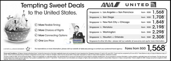 Featured image for (EXPIRED) All Nippon Airways United States Promotion Air Fares 1 Apr – 25 Jun 2012