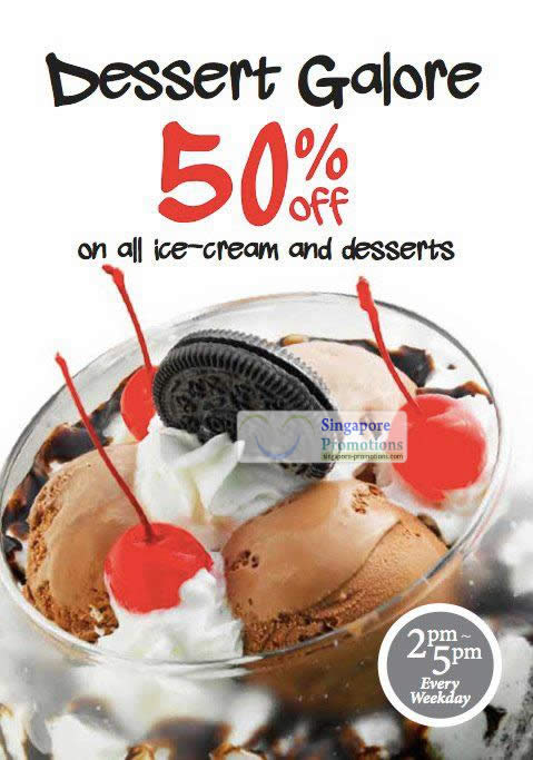 Featured image for Breeks 50% Off Desserts On Weekdays 24 Apr 2012